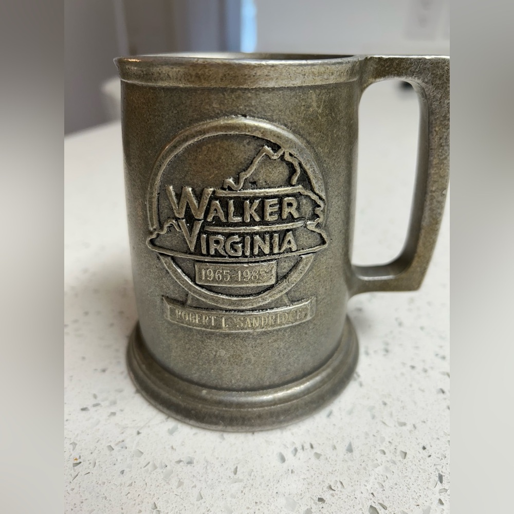 Vintage Walker Virginia Robert L Sandridge 1965-1990 mug